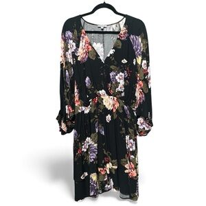 NWOT WHITE BIRCH FAUX WRAP DRESS 1X